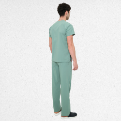 İkon BELİNDA Çağla Yeşili Doktor Hemşire Likralı Erkek Takım, İkon Medikal | Doktor ve Hemşire Forması, Medikal Giyim